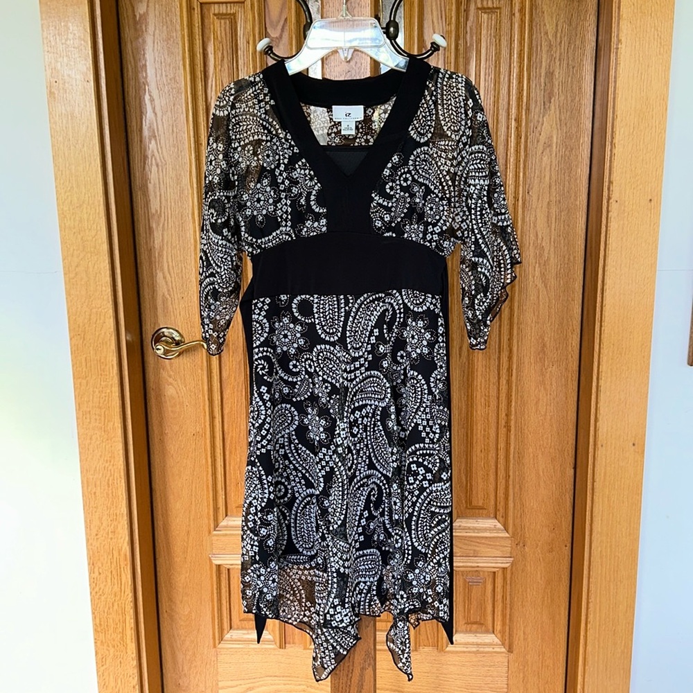 iz Byer California half sheer dress with undergarment for a girl 8 y.o.